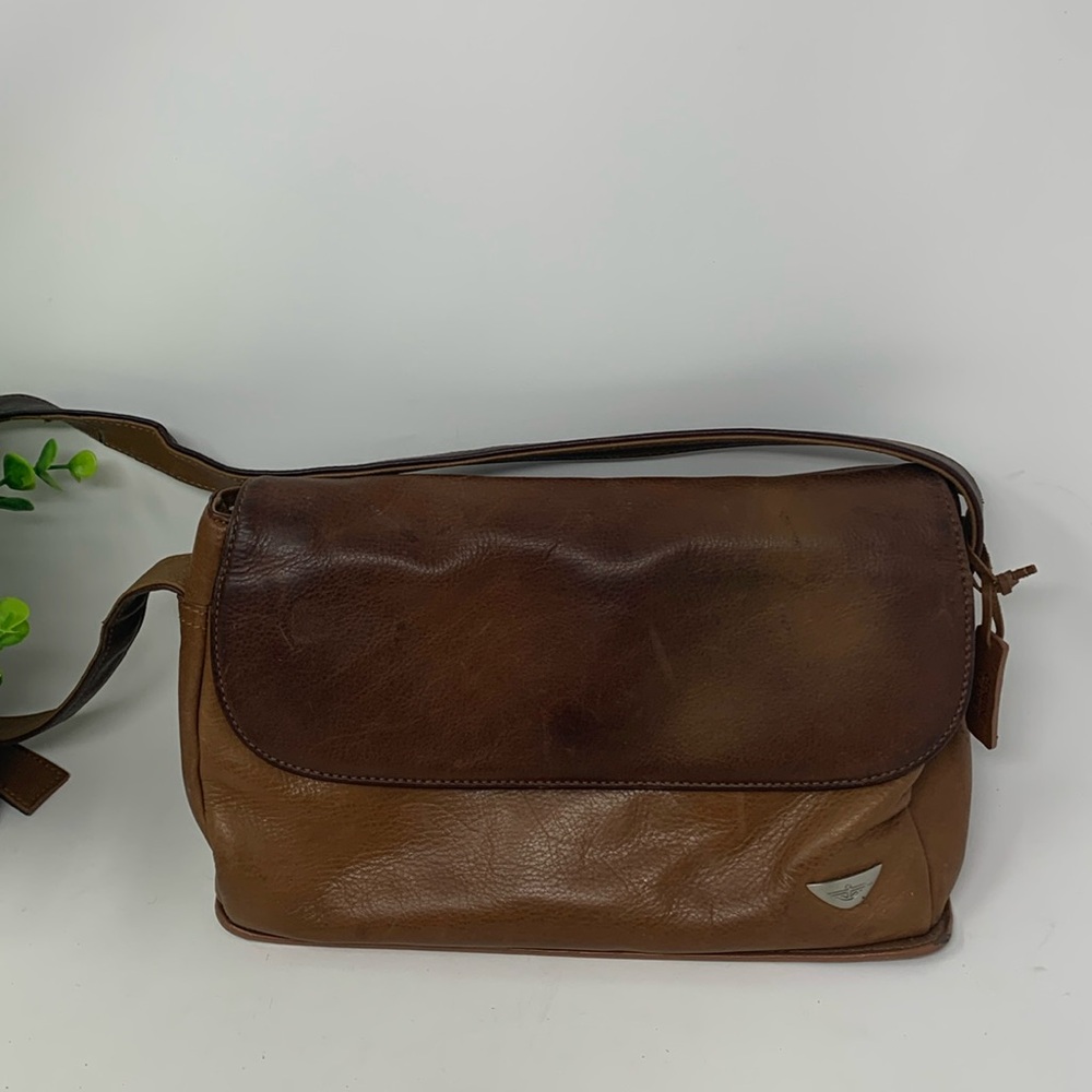 Dockers Crossbody Messenger leather Bag